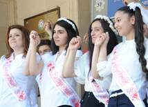 Last bell. Baku, Azerbaijan, May 30, 2014