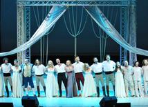 Rock-opera "Juno and Avos". Baku, Azerbaijan, May 31, 2014