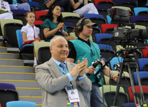 Azərbaycan Gimnastika Federasiyasının vitse-prezidenti Altay Həsənov. Bakı, Azərbaycan, 13 iyun 2014