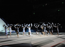 Bədii gimnastika üzrə ХХХ Avropa çempionatının rəsmi açılış mərasimi. Bakı, Azərbaycan, 13 iyun 2014