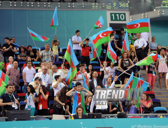 Azərbaycan Avropa çempionatında yuniyorların komanda yarışında üçüncü olub. Bakı, Azərbaycan, 14 iyun 2014