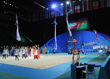 Bədii gimnastika üzrə 30-cu Avropa çempionatının bağlanış mərasimi. Bakı, Azərbaycan, 15 iyun 2014