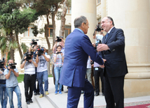 Azerbaijani Foreign Minister Elmar Mammadyarov met his russian counterpart Sergey Lavrov. Baku, Azerbaijan, June 18, 2014