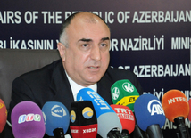 Azerbaijani Foreign Minister Elmar Mammadyarov. Baku, Azerbaijan, June 18, 2014