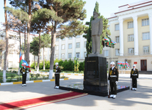 A solemn ceremony of graduates of special educational institutions of the Heydar Aliyev Higher Military School. Baku, Azerbaijan, June 24, 2014