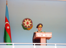 "We must liberate the territory occupied by the enemy and will certainly do this" - Azerbaijani Defense Minister, Colonel-General Zakir Hasanov. Baku, Azerbaijan, June 24, 2014