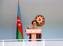 Azerbaijani Defense Minister, Colonel-General Zakir Hasanov. Baku, Azerbaijan, June 24, 2014