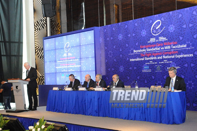 Baku hosts international 'Fighting corruption: international standards and national experience' conference.
Baku, Azerbaijan, June 30, 2014
