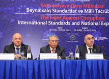 Baku hosts international 'Fighting corruption: international standards and national experience' conference.
Baku, Azerbaijan, June 30, 2014