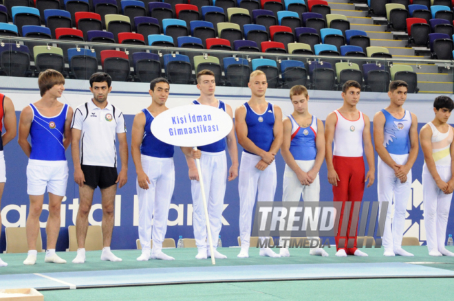 İdman gimnastikası, akrobatika və tamblinq üzrə birgə yarışlar. Bakı, Azərbaycan, 06 avqust 2014