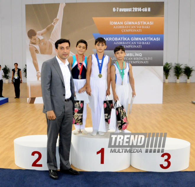 İdman gimnastikası, akrobatika və tamblinq üzrə birgə yarışlar. Bakı, Azərbaycan, 06 avqust 2014