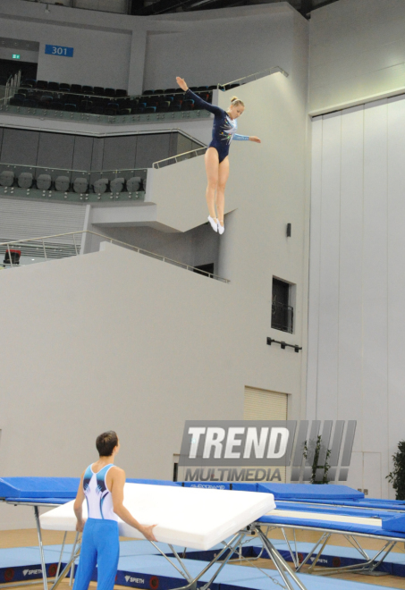 İdman gimnastikası, akrobatika və tamblinq üzrə birgə yarışlar. Bakı, Azərbaycan, 06 avqust 2014