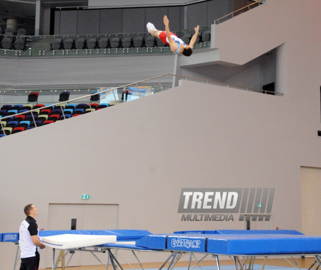 İdman gimnastikası, akrobatika və tamblinq üzrə birgə yarışlar. Bakı, Azərbaycan, 06 avqust 2014