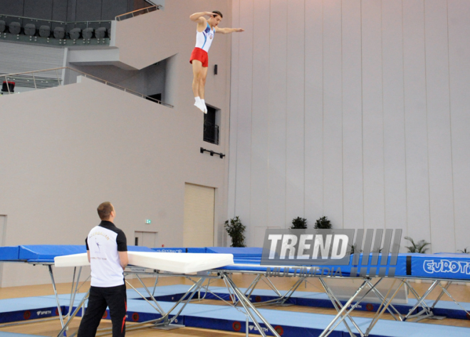 İdman gimnastikası, akrobatika və tamblinq üzrə birgə yarışlar. Bakı, Azərbaycan, 06 avqust 2014