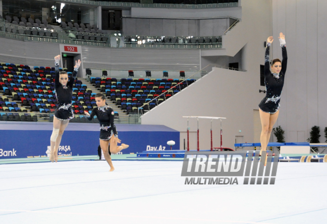 İdman gimnastikası, akrobatika və tamblinq üzrə birgə yarışlar. Bakı, Azərbaycan, 06 avqust 2014