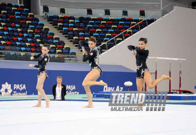 İdman gimnastikası, akrobatika və tamblinq üzrə birgə yarışlar. Bakı, Azərbaycan, 06 avqust 2014