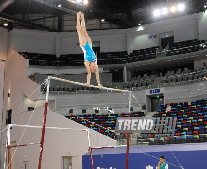 İdman gimnastikası, akrobatika və tamblinq üzrə birgə yarışların ilk gününün qalibləri müəyyənləşib. Bakı, Azərbaycan, 06 avqustç 2014