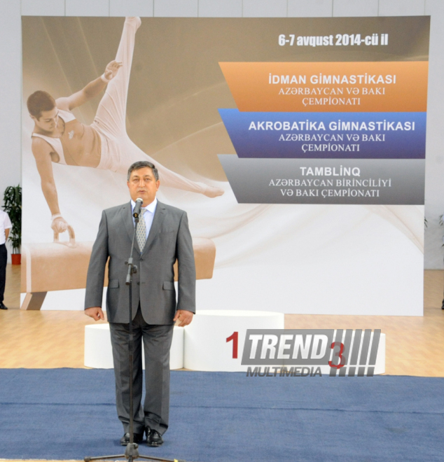 İdman gimnastikası, akrobatika və tamblinq üzrə birgə yarışlar. Bakı, Azərbaycan, 06 avqust 2014