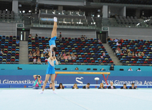 İdman gimnastikası, akrobatika və tamblinq üzrə birgə yarışlar. Bakı, Azərbaycan, 06 avqust 2014