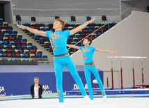 İdman gimnastikası, akrobatika və tamblinq üzrə birgə yarışlar. Bakı, Azərbaycan, 06 avqust 2014