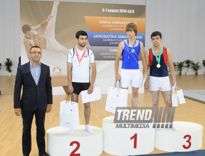 İdman gimnastikası, akrobatika və tamblinq üzrə birgə yarışlar başa çatdı. Bakı, Azərbaycan, 07 avqust 2014