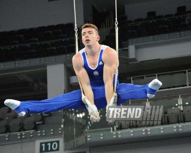 İdman gimnastikası, akrobatika və tamblinq üzrə birgə yarışların ikinci günü. Bakı, Azərbaycan, 07 avqust 2014