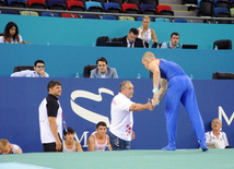 İdman gimnastikası, akrobatika və tamblinq üzrə birgə yarışların ikinci günü. Bakı, Azərbaycan, 07 avqust 2014