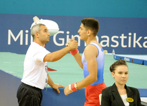 İdman gimnastikası, akrobatika və tamblinq üzrə birgə yarışların ikinci günü. Bakı, Azərbaycan, 07 avqust 2014