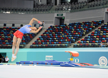 İdman gimnastikası, akrobatika və tamblinq üzrə birgə yarışların ikinci günü. Bakı, Azərbaycan, 07 avqust 2014