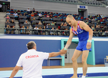 İdman gimnastikası, akrobatika və tamblinq üzrə birgə yarışların ikinci günü. Bakı, Azərbaycan, 07 avqust 2014