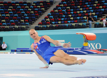 İdman gimnastikası, akrobatika və tamblinq üzrə birgə yarışların ikinci günü. Bakı, Azərbaycan, 07 avqust 2014