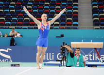 İdman gimnastikası, akrobatika və tamblinq üzrə birgə yarışların ikinci günü. Bakı, Azərbaycan, 07 avqust 2014