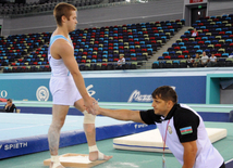 İdman gimnastikası, akrobatika və tamblinq üzrə birgə yarışların ikinci günü. Bakı, Azərbaycan, 07 avqust 2014