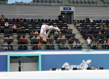 İdman gimnastikası, akrobatika və tamblinq üzrə birgə yarışların ikinci günü. Bakı, Azərbaycan, 07 avqust 2014