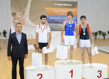 İdman gimnastikası, akrobatika və tamblinq üzrə birgə yarışlar başa çatdı. Bakı, Azərbaycan, 07 avqust 2014