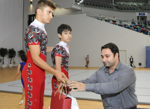 İdman gimnastikası, akrobatika və tamblinq üzrə birgə yarışlar başa çatdı. Bakı, Azərbaycan, 07 avqust 2014