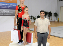 İdman gimnastikası, akrobatika və tamblinq üzrə birgə yarışlar başa çatdı. Bakı, Azərbaycan, 07 avqust 2014