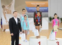 İdman gimnastikası, akrobatika və tamblinq üzrə birgə yarışlar başa çatdı. Bakı, Azərbaycan, 07 avqust 2014