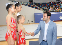 İdman gimnastikası, akrobatika və tamblinq üzrə birgə yarışlar başa çatdı. Bakı, Azərbaycan, 07 avqust 2014