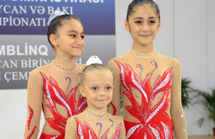 İdman gimnastikası, akrobatika və tamblinq üzrə birgə yarışlar başa çatdı. Bakı, Azərbaycan, 07 avqust 2014