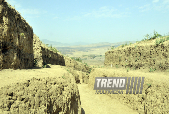 Front line. Azerbaijan, August 13, 2014