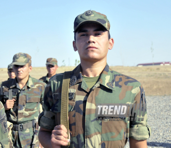 Front line. Azerbaijan, August 13, 2014