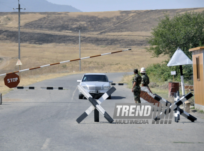 Front line. Azerbaijan, August 13, 2014