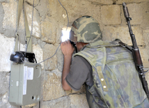 Front line. Azerbaijan, August 13, 2014