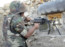 Front line. Azerbaijan, August 13, 2014