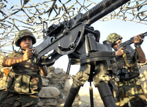 Front line. Azerbaijan, August 13, 2014