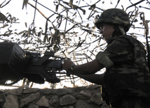 Front line. Azerbaijan, August 13, 2014