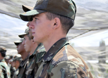 Front line. Azerbaijan, August 13, 2014