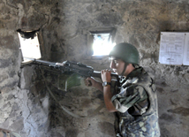 Front line. Azerbaijan, August 13, 2014