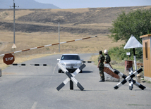 Front line. Azerbaijan, August 13, 2014